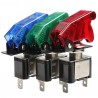 12V 20A - interruptor basculante LED SPST - com tampa