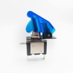 12V 20A - interruptor basculante LED SPST - com tampa