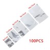 Aluminum silver seal food bags - vacuum - 100 piecesKitchen