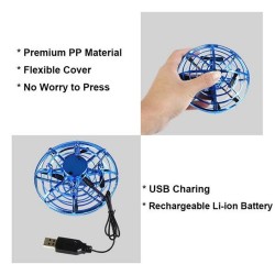 Mini drone UFO - sensor infravermelho de mão - brinquedo elétrico voador