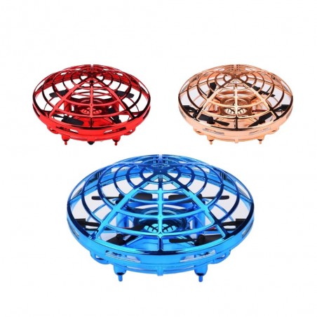 Mini drone UFO - sensor infravermelho de mão - brinquedo elétrico voador