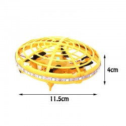 Mini drone UFO - sensor infravermelho de mão - brinquedo elétrico voador