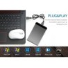 UTHAI T44 - gabinete HDD USB 3.0 - para SSD SATA de 2,5 polegadas - suporte 6 TB