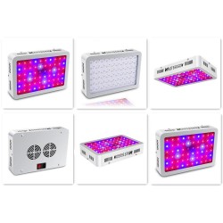 Luz de cultivo de plantas LED - LED de chip duplo - painel - 600W
