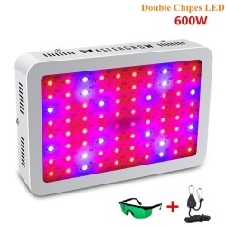 Luz de cultivo de plantas LED - LED de chip duplo - painel - 600W