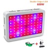Luz de cultivo de plantas LED - LED de chip duplo - painel - 600W