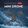 HJ78 Mini - WiFi - FPV - câmera dupla 4K HD - dobrável - RC Drone Quadcopter - RTF