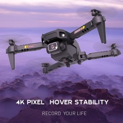 HJ78 Mini - WiFi - FPV - câmera dupla 4K HD - dobrável - RC Drone Quadcopter - RTF