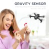 HJ78 Mini - WiFi - FPV - câmera dupla 4K HD - dobrável - RC Drone Quadcopter - RTF