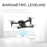 HJ78 Mini - WiFi - FPV - câmera dupla 4K HD - dobrável - RC Drone Quadcopter - RTF