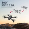 HJ78 Mini - WiFi - FPV - câmera dupla 4K HD - dobrável - RC Drone Quadcopter - RTF