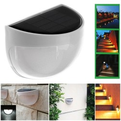 Lâmpada de parede de jardim movida a energia solar - à prova d'água - 6 LED