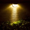 Lâmpada de parede de jardim movida a energia solar - à prova d'água - 6 LED