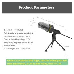 Professional studio condenser microphone - wiredMicrophones