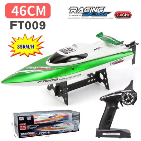 Feilun FT009 - barco RC - brinquedo - refrigeração a água - 2.4G - 4CH - 35km/h
