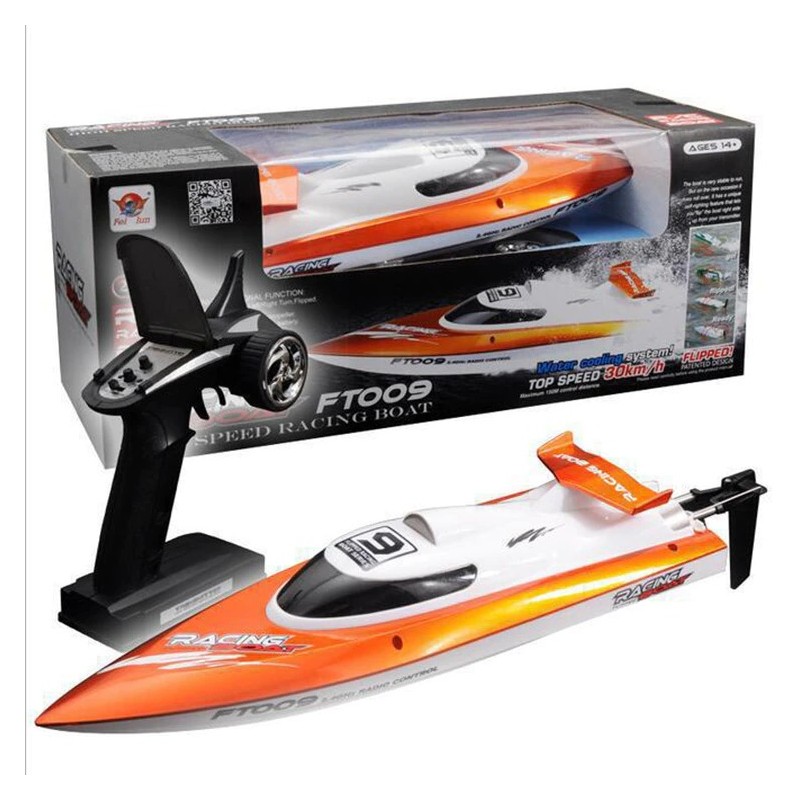 Feilun FT009 - barco RC - brinquedo - refrigeração a água - 2.4G - 4CH - 35km/h