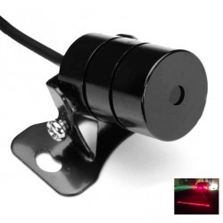 Luz laser do carro - luz de nevoeiro / aviso - linha vermelha - estrelas