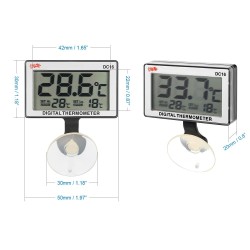 Aquarium water heater - with thermometer - adjustable - 25W - 50W - 100W - 200W - 300WAquarium