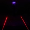 Luz laser de bicicleta - lâmpada LED traseira - à prova d'água