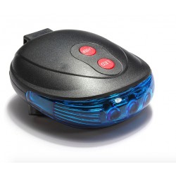 Luz laser de bicicleta - lâmpada LED traseira - à prova d'água