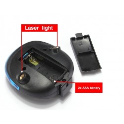 Luz laser de bicicleta - lâmpada LED traseira - à prova d'água