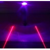 Luz laser de bicicleta - lâmpada LED traseira - à prova d'água
