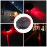 Luz laser de bicicleta - lâmpada LED traseira - à prova d'água