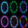 Luz de raio de bicicleta colorida - 32 LED - 30 padrões