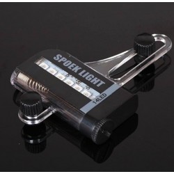Luz de raio de bicicleta colorida - 32 LED - 30 padrões