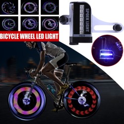 Luz de raio de bicicleta colorida - 32 LED - 30 padrões