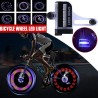 Luz de raio de bicicleta colorida - 32 LED - 30 padrões