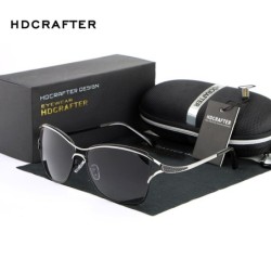 HDCRAFTER - Óculos de sol cat eye vintage - polarizados - UV400