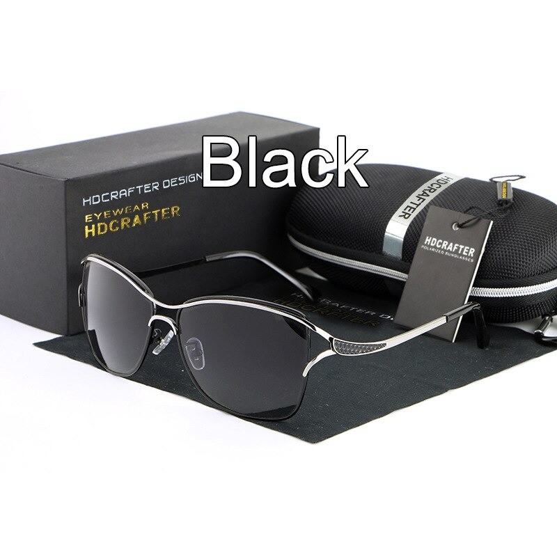 HDCRAFTER - Óculos de sol cat eye vintage - polarizados - UV400