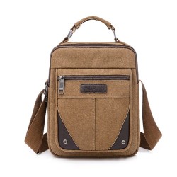 Bolsa pequena de ombro em lona