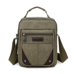 Bolsa pequena de ombro em lona