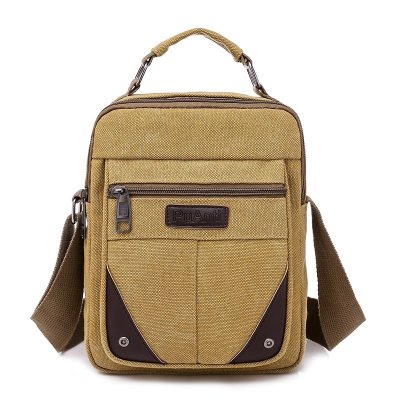 Bolsa pequena de ombro em lona
