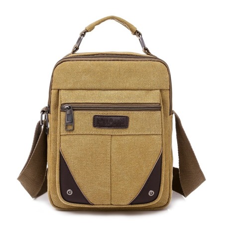 Bolsa pequena de ombro em lona