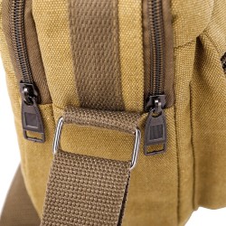 Bolsa pequena de ombro em lona