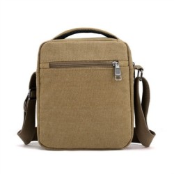 bolsa de ombro de lona clássica