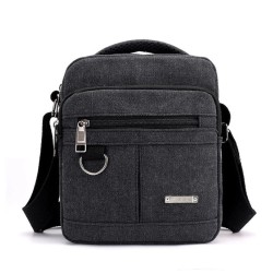 bolsa de ombro de lona clássica