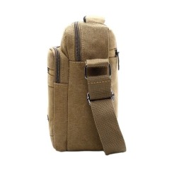 bolsa de ombro de lona clássica