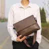 Bolsa de ombro elegante - couro - larga