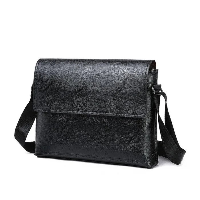 Bolsa de ombro elegante - couro - larga