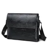 Bolsa de ombro elegante - couro - larga