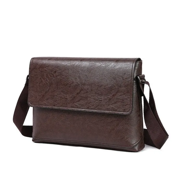 Bolsa de ombro elegante - couro - larga