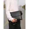 Bolsa de ombro elegante - couro - larga