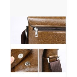 Elegant shoulder bag - leather - wideBags