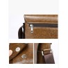 Elegant shoulder bag - leather - wideBags