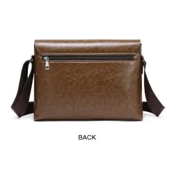Bolsa de ombro elegante - couro - larga