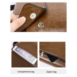 Elegant shoulder bag - leather - wideBags